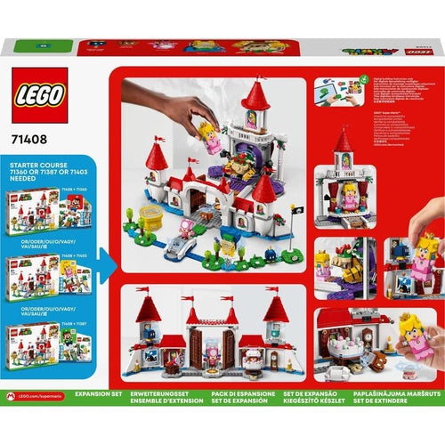 LEGO® Super Mario™ Peach’s Castle Expansion Set 71408 | 1,216 Pieces Construction set for creative kids age 8+