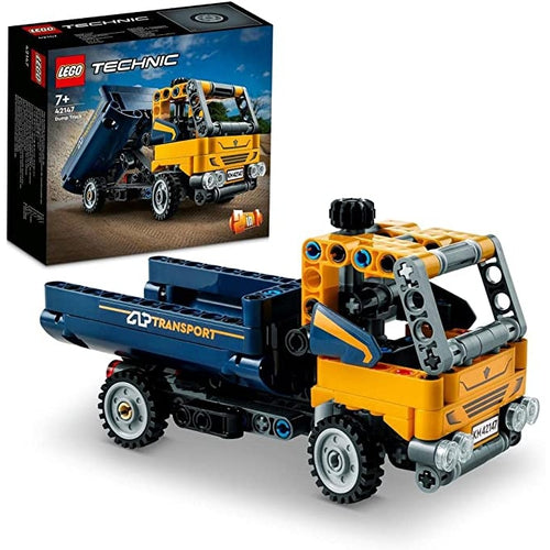 LEGO® Technic Dump Truck 42147 Building Toy Set | 177 Pieces Construction Set for Kids Age 7+