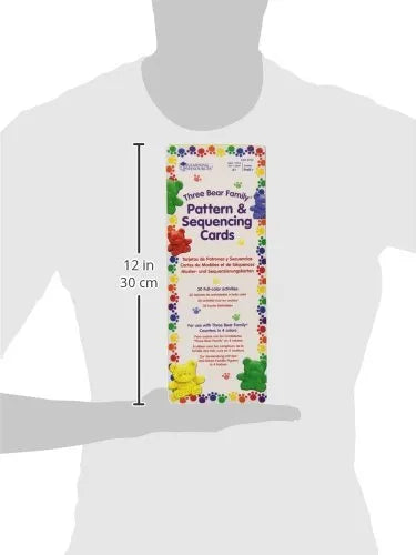 Three Bear Family - Pattern Cards - LER0753 |  Math Set by Learning Resources US | Age 3+