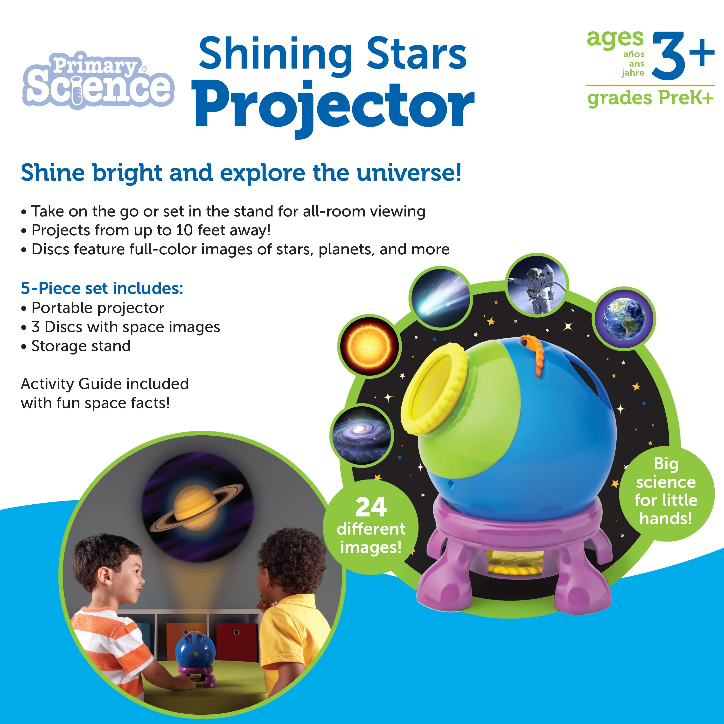 Primary Science® Shining Stars Projector - LER2830 | Science Educational Set by Learning Resources for Kids Age 3+