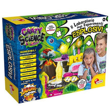 Load image into Gallery viewer, Laboratory of Explosive Experiments - Science kit by Lisciani Crazy Science IT | Age 8+
