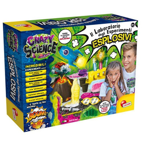 Laboratory of Explosive Experiments - Science kit by Lisciani Crazy Science IT | Age 8+