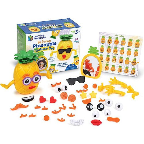 Learning Resources Big Feelings Pineapple Deluxe Set | Social Emotional Toys for Kids Ages 3+