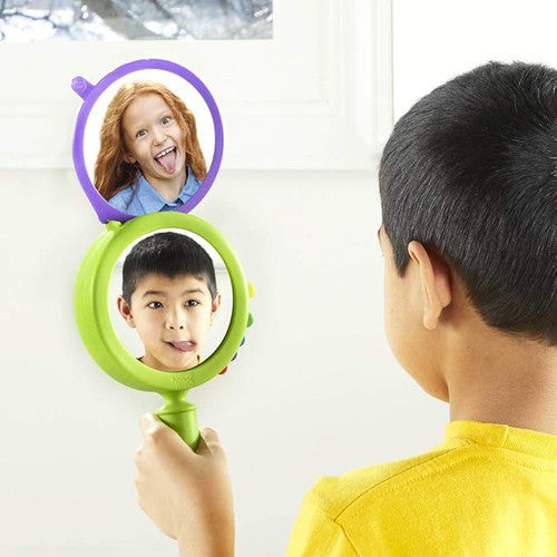 Learning Resources See My Feelings Mirror, Single Mirror | hand 2 mind Sensory Toy for Kids Ages 3+