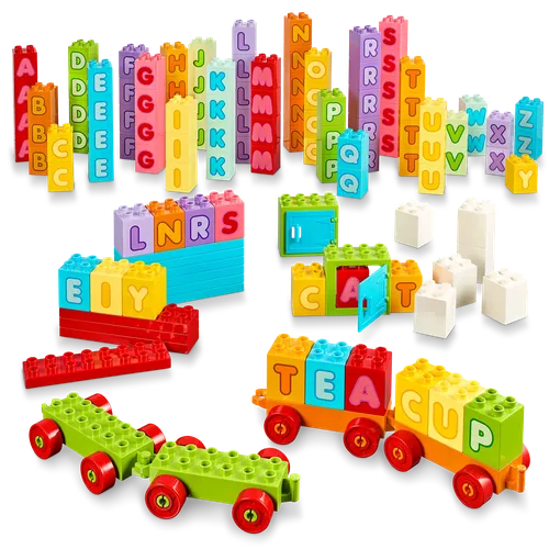 LEGO Education Letters 45027 | 130 DUPLO® elements Alphabet Construction Set for kids age 3+