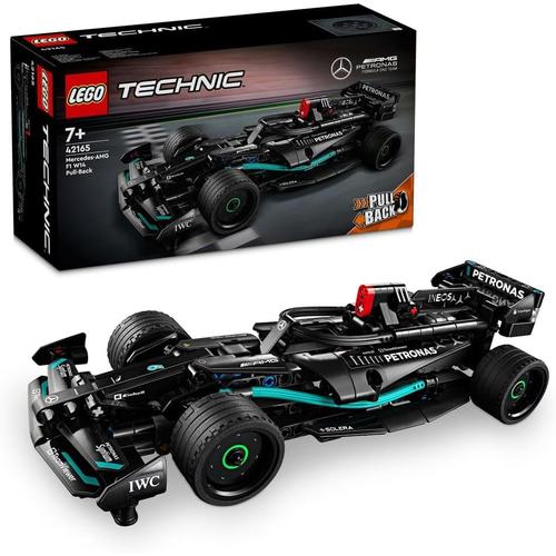 Lego Technic Mercedes-AMG F1 W14 E Performance Pull-Back Race Car - 42165 | 240 pcs construction set for Kids Age 7+