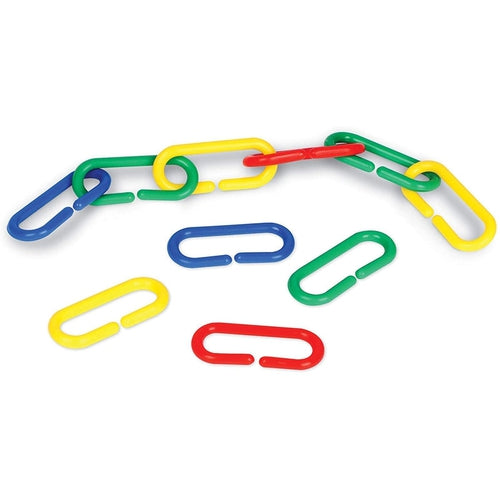 Link 'N' Learn Links Set | Bucket of 500 Assorted Color Links by Learning Resources US | Age 3+