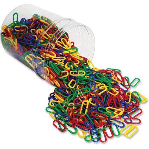 Link 'N' Learn Links Set | Bucket of 500 Assorted Color Links by Learning Resources US | Age 3+