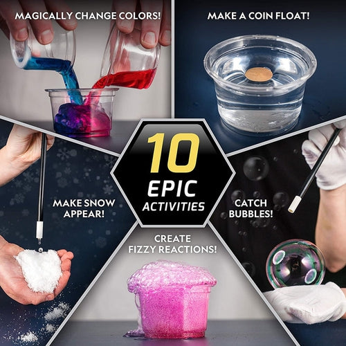 Magic Chemistry Set | 10 Amazing Science Tricks by National Geographic | Age 8+