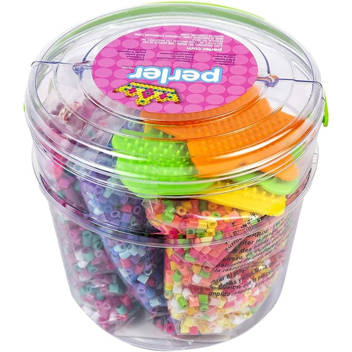 Magical princess - Assorted Fuse Bead Bucket, 8504 pcs, Craft Set by Perler US | Age 6+