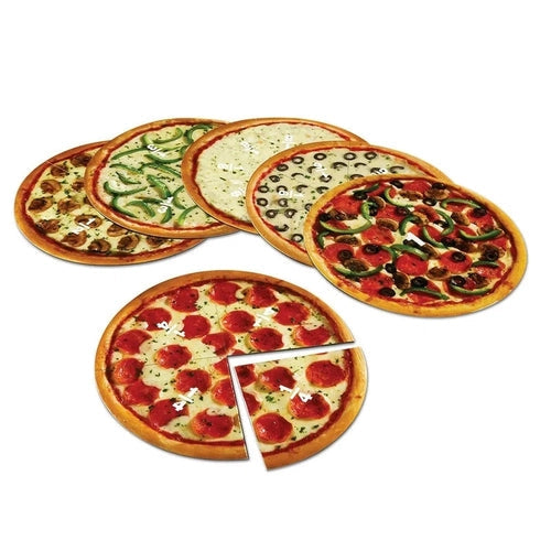 Magnetic Pizza Fractions | 24-Piece Math Set by Learning Resources US | Age 6+