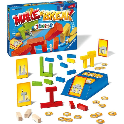 Make 'n' Break Junior - 22009 | مجموعة بناء للبنائين الصغار من إنتاج Ravensburger Germany للأطفال من سن 5 سنوات فما فوق