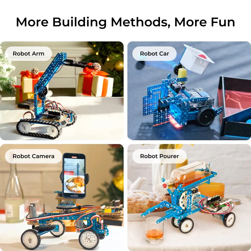 Makeblock mBot Ultimate: 10-in-1 Robot Building Kit for Students | Tech / Eng Educational Set for Kids Age 12+