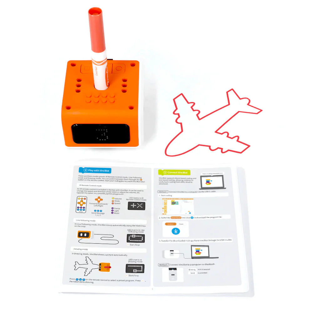 MatataStudio VinciBot Coding Robot | Learn Computer Science & Build Confidence in STEAM Subjects for Kids Age 8+