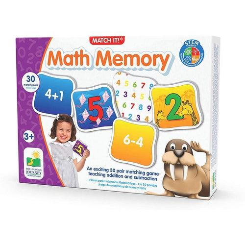 Match It Memory - Mathematics | Math Set by TLJI US | Age 3+