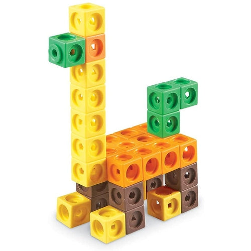 Mathlink® Cubes, Set Of 100 pcs | educational kit by Learning Resources US for kids Age 5+