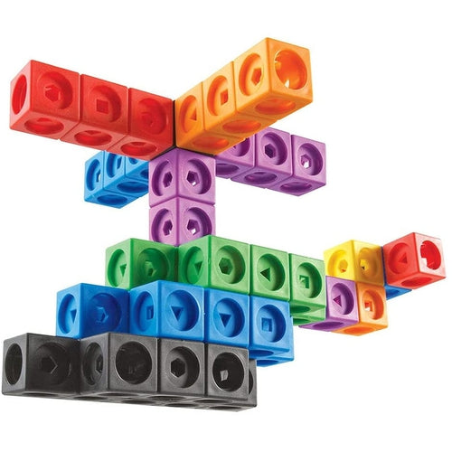 Mathlink® Cubes, Set Of 100 pcs | educational kit by Learning Resources US for kids Age 5+