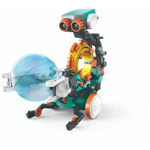 Mech-5, Mechanical Coding Robot Kit - Truly innovative-screenless coding - Elenco / Teach Tech | TTC-895 STEM educational toy for kids Age 10+