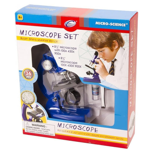 Microscope Set - 100/450/900X | 36PCS Science Set by Eastcolight | Age 8+