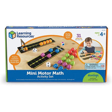Load image into Gallery viewer, Mini Motor Math Activity Set |  Counting Pattern, Addition, and Subtraction | 31 Pcs Math Set by Learning Resources US | Age 4+
