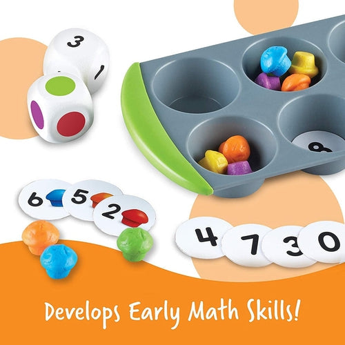 Mini Muffin Match Up  | Math Activity Set by Learning Resources US | Age 3+