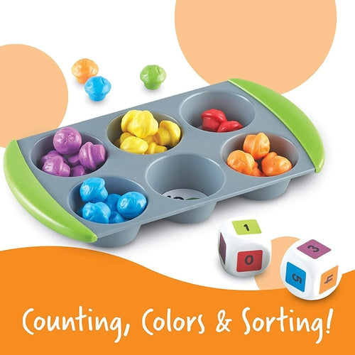 Mini Muffin Match Up  | Math Activity Set by Learning Resources US | Age 3+