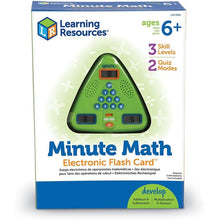 Load image into Gallery viewer, Minute Math Electronic Flash Card | Math Set by Learning Resources | Age 6+
