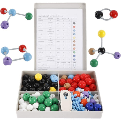Molecular Model Kit for Organic and Inorganic Chemistry | 200 pcs Science Set for Kids Age 12+