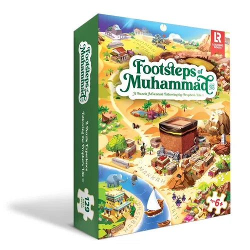 Footsteps of Muhammad (S) | 129 pcs Educational Floor Puzzle By Learning Roots UK for Kids Age 6+