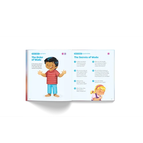 كتابي الأول عن الصلاة - لماذا وكيف نصلي | كتاب إسلامي بغلاف مقوى من إنتاج Learning Roots UK لجميع الأطفال