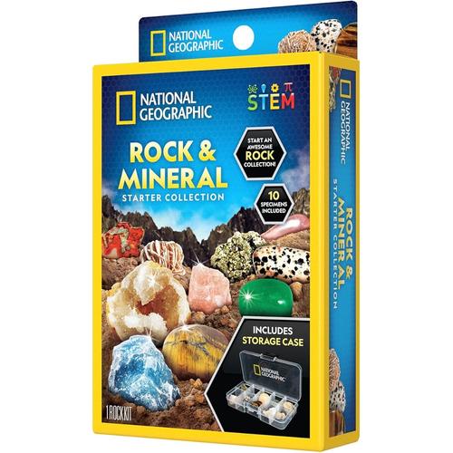 IMPULSE ROCK & MINERAL STARTER KIT | Science Set by National Geographic for Kids Age 8+