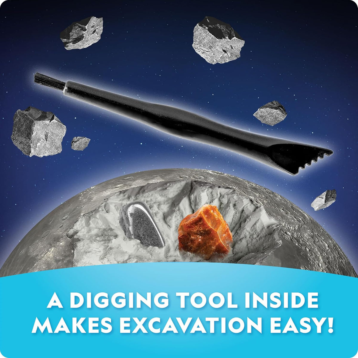 National Geographic Outer Space Dig Kit - 5 real Rocks & GEMS | Scienc ...