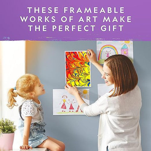 Paint Marbling Craft Kit | Arts and Craft Kit by National Geographic for kids Age 6+