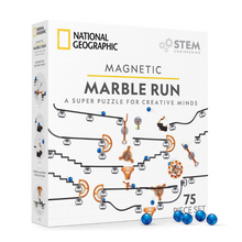 تحميل الصورة في عارض المعرض ، Magnetic Marble Run - 75 pcs | Construction Set by National Geographic | Ages 8+

