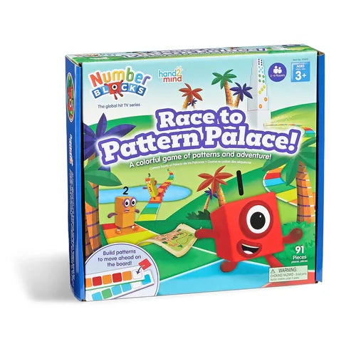 Numberblocks® Race to the Pattern Palace | Math Board Game for Kids Ages 3+