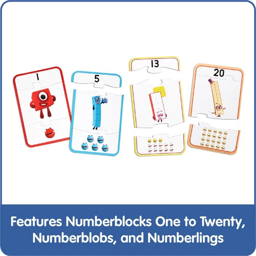 Numberblocks Counting Puzzle Set | 60 pcs Math Set by Hand2Mind US | Educational Toy for Kids Age 3+