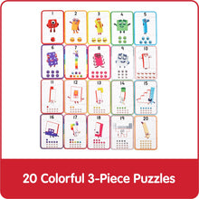 تحميل الصورة في عارض المعرض ، Numberblocks Counting Puzzle Set | 60 pcs Math Set by Hand2Mind US | Educational Toy for Kids Age 3+
