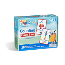 Load image into Gallery viewer, Numberblocks Counting Puzzle Set | 60 pcs Math Set by Hand2Mind US | Educational Toy for Kids Age 3+

