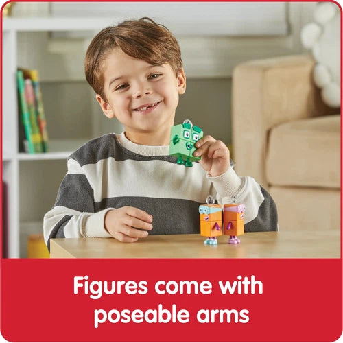 مجموعة مجسمات Numberblocks Four and The Terrible Twos | مجموعة الرياضيات من Hand2Mind US | لعبة تعليمية للأطفال من سن 3 سنوات فما فوق 