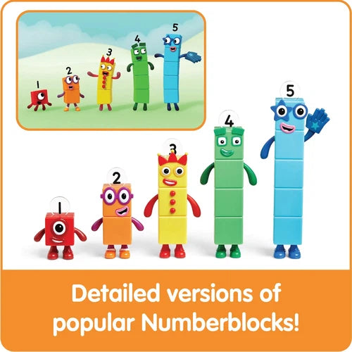 Numberblocks Friends One to Five Figure Set | Math Set by Hand2Mind US | Educational Toy for Kids Age 3+