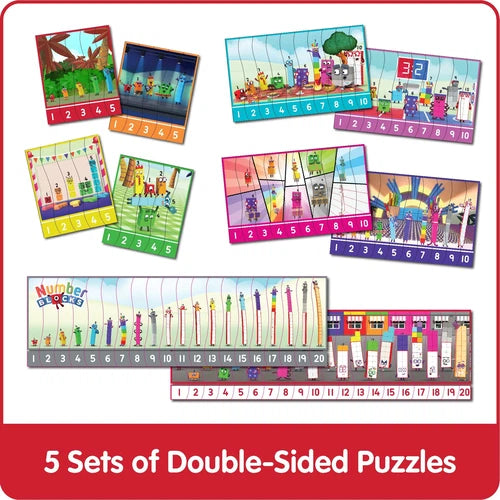 Numberblocks Sequencing Puzzle Set | 50 pcs Math Set by Hand2Mind US | Educational Toy for Kids Age 3+