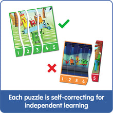 تحميل الصورة في عارض المعرض ، Numberblocks Sequencing Puzzle Set | 50 pcs Math Set by Hand2Mind US | Educational Toy for Kids Age 3+
