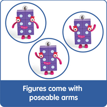 تحميل الصورة في عارض المعرض ، Numberblocks® Friends Six to Ten Figure Pack | Math Collectible Figures for Kids Ages 3+

