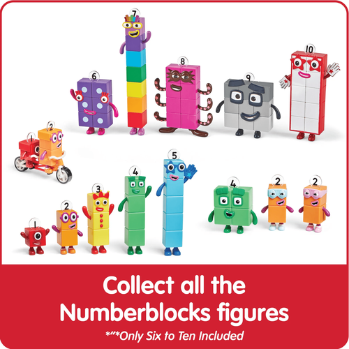 Numberblocks® Friends Six to Ten Figure Pack | Math Collectible Figures for Kids Ages 3+