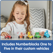 Load image into Gallery viewer, Numberblocks® Mini Vehicles, Set of 5 | Math Figures for Kids Ages 3+

