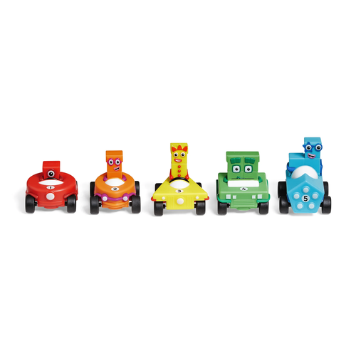 مجموعة من 5 قطع من مركبات Numberblocks® الصغيرة | شخصيات رياضية للأطفال من سن 3 سنوات فما فوق