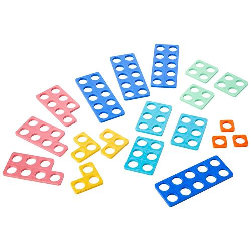 Numicon | 80 ٹکڑے تعلیمی ریاضی کی اشکال کا کھیل 3+ سال کی عمر کے بچوں کے لیے
