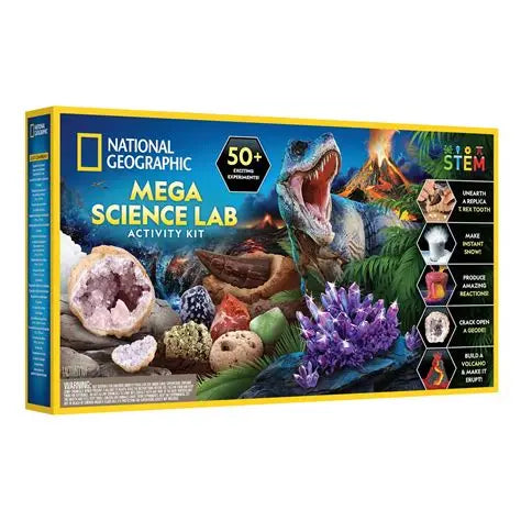 National Geographic Mega Science Lab Activity Kit | 45+ Experiments Activity Set for Kids Ages 8+