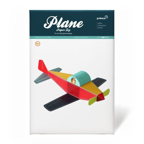 Plane - Paper Art Kit, by Pukaca PT | Age 6+