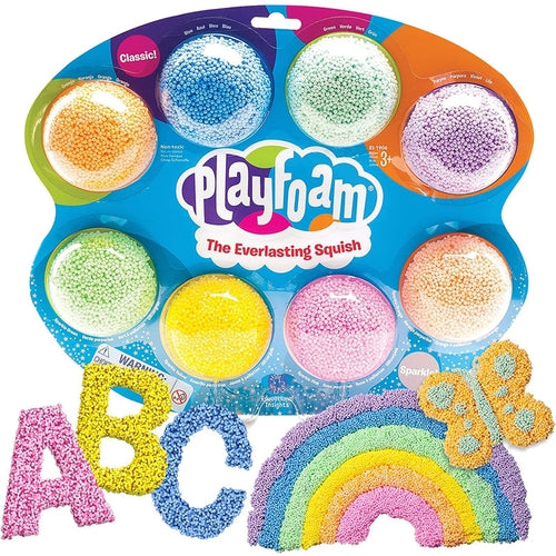 Playfoam® كومبو 8 عبوات | متعة غير سامة وحسية وتشكيلية | مجموعة Art and Craft من طرف Educational Insights US | سن 3+